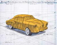 Christo WRAPPED AUTOMOBILE Lithograph - Sold for $7,680 on 02-17-2024 (Lot 399).jpg